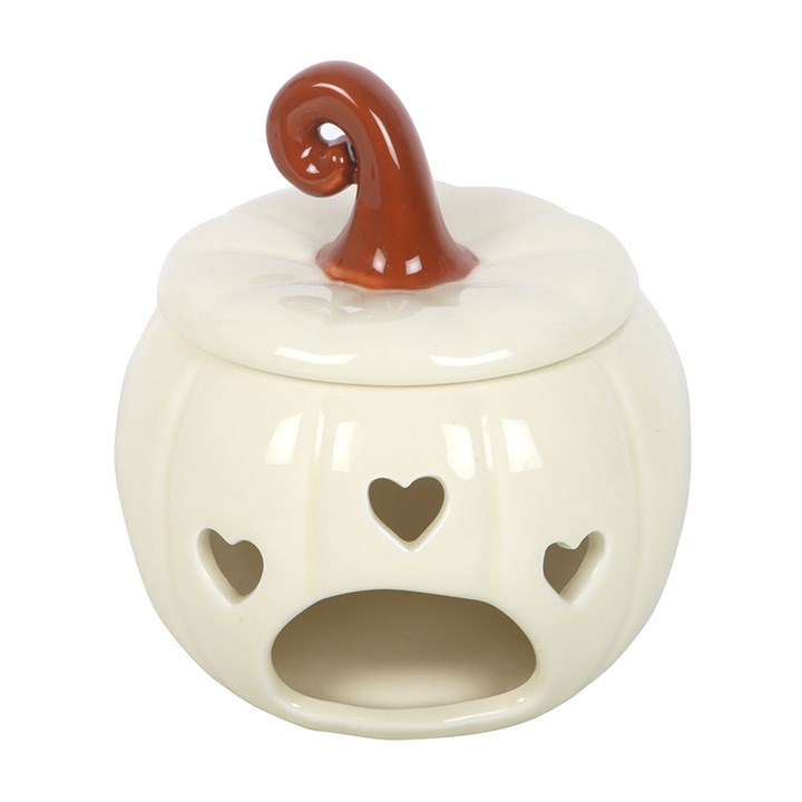 White Curly Pumpkin Oil Burner 🇬🇧