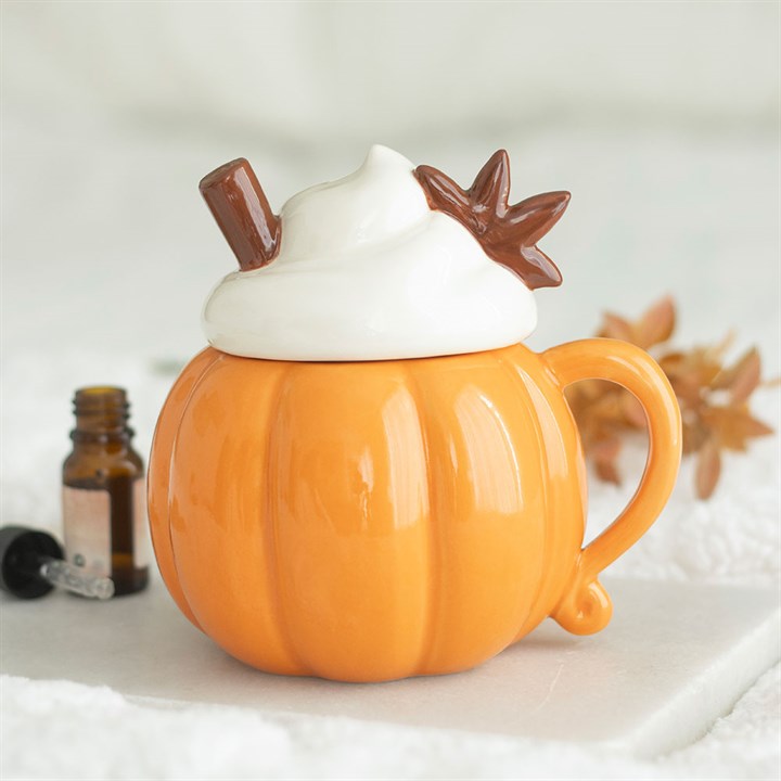 Pumpkin Cream Lidded Oil Burner and Wax Warmer 🇬🇧