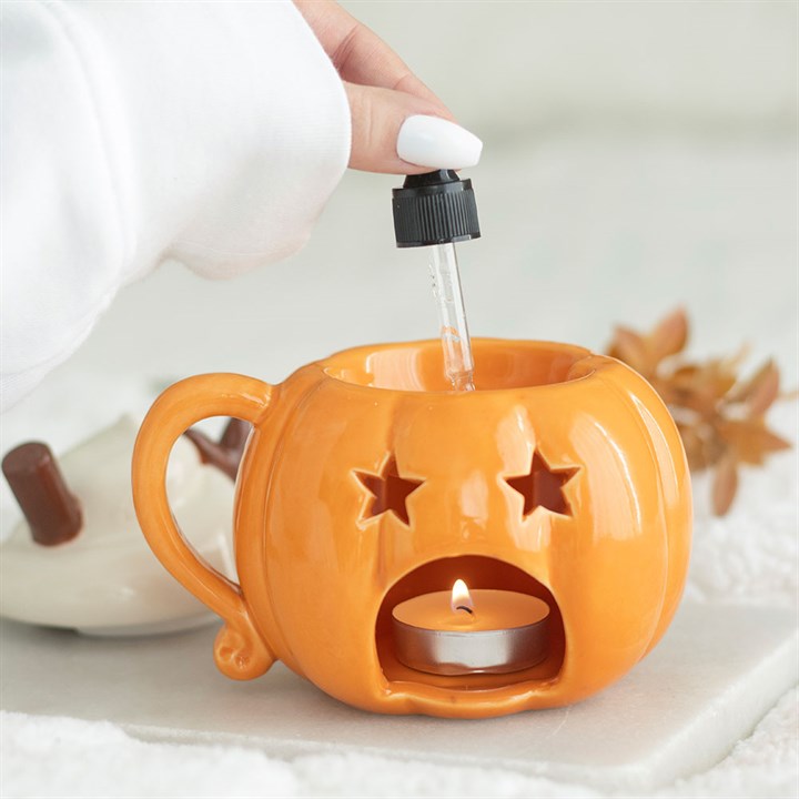 Pumpkin Cream Lidded Oil Burner and Wax Warmer 🇬🇧
