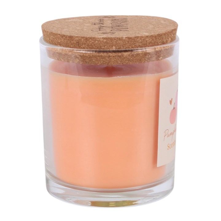 Pumpkin Pie Candle with Cork Lid 🇬🇧