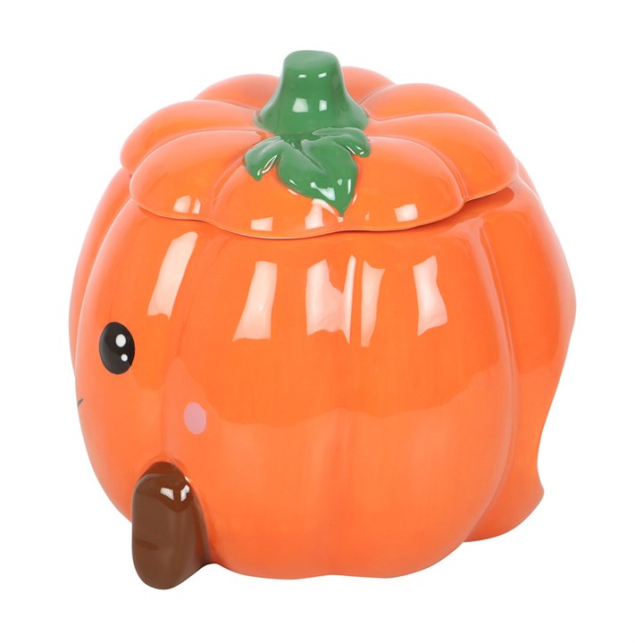 Cute Smiling Pumpkin Oil Burner and Wax Warmer 🇬🇧