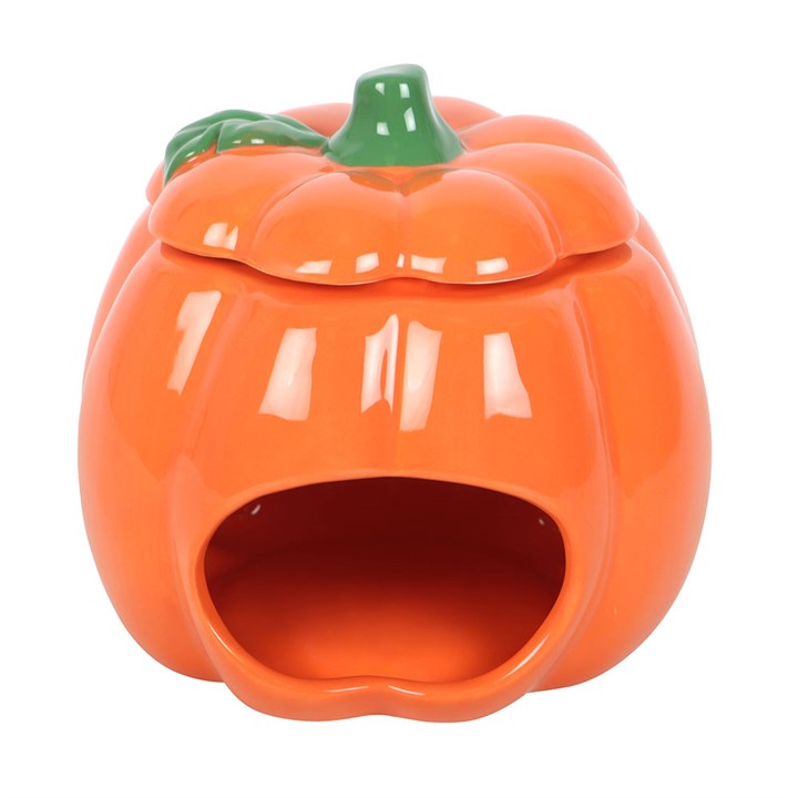 Cute Smiling Pumpkin Oil Burner and Wax Warmer 🇬🇧