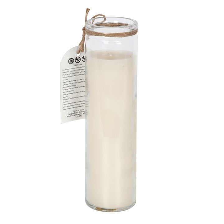 Coconut Moon Phase Candle in Glass Tube 🇬🇧