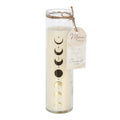 Coconut Moon Phase Candle in Glass Tube 🇬🇧