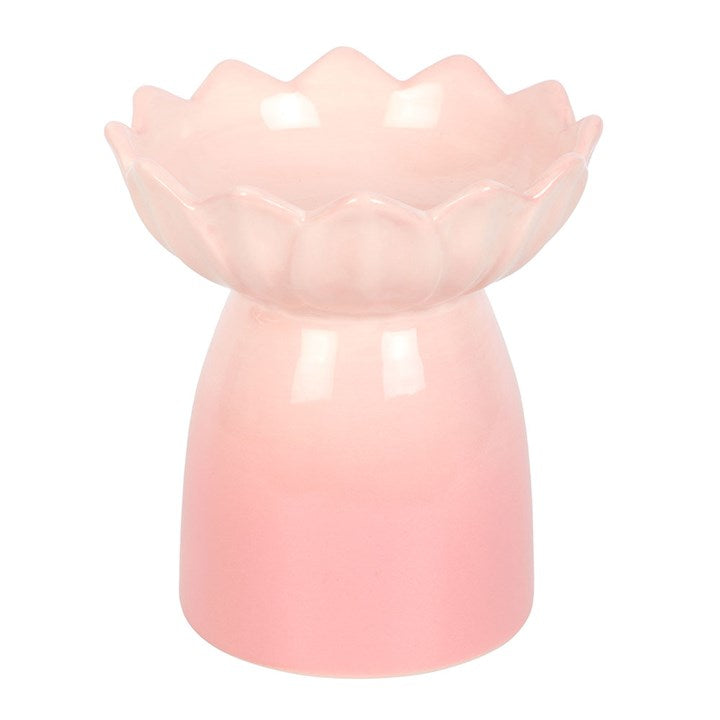 Pink Water Lily Oil Burner and Wax Warmer 🇬🇧