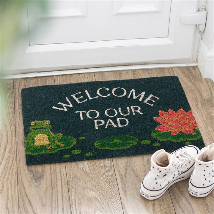 Welcome to Our Pad Doormat 🇬🇧