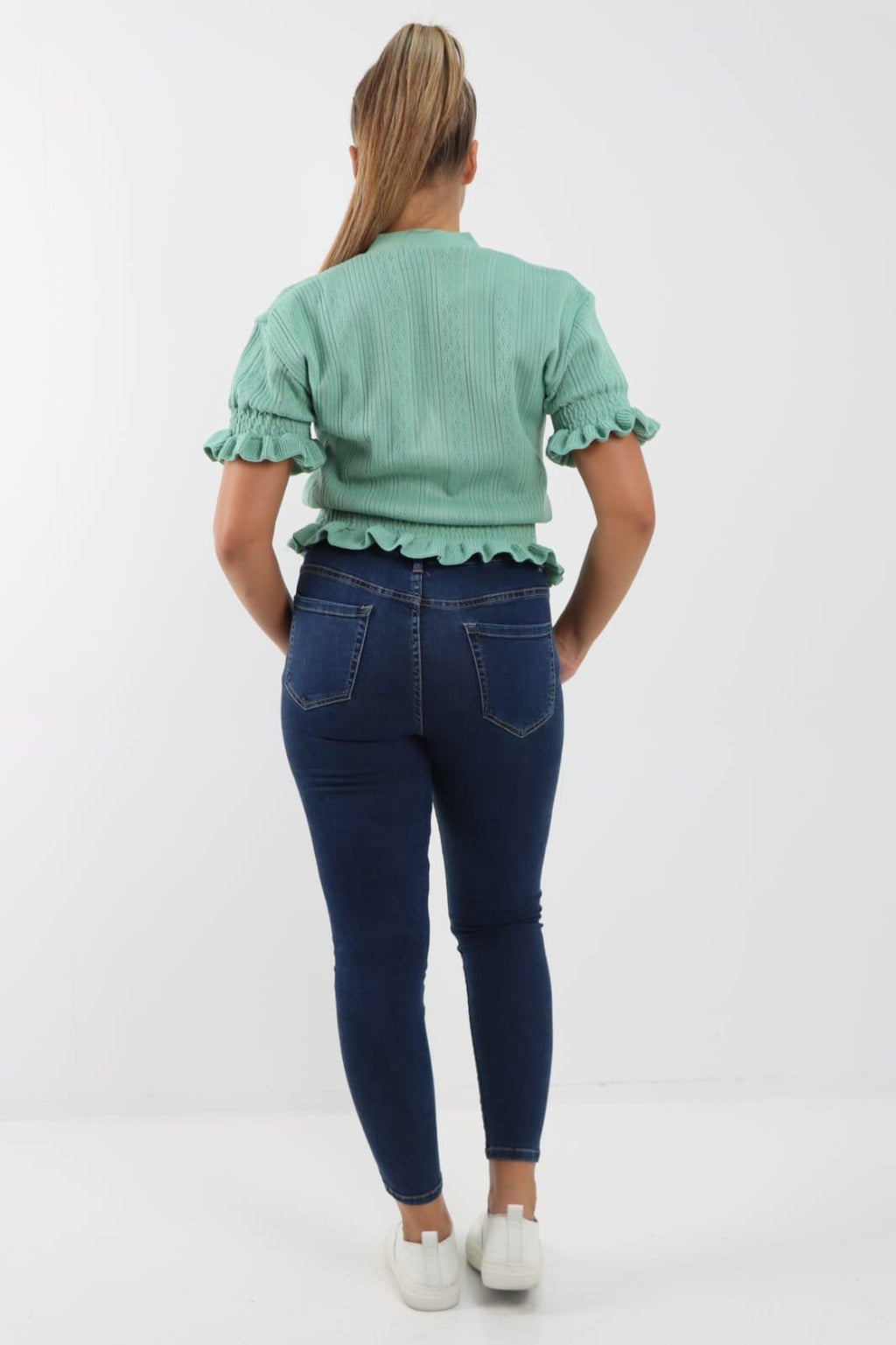 Short Sleeve Frill Cardigan 🇬🇧