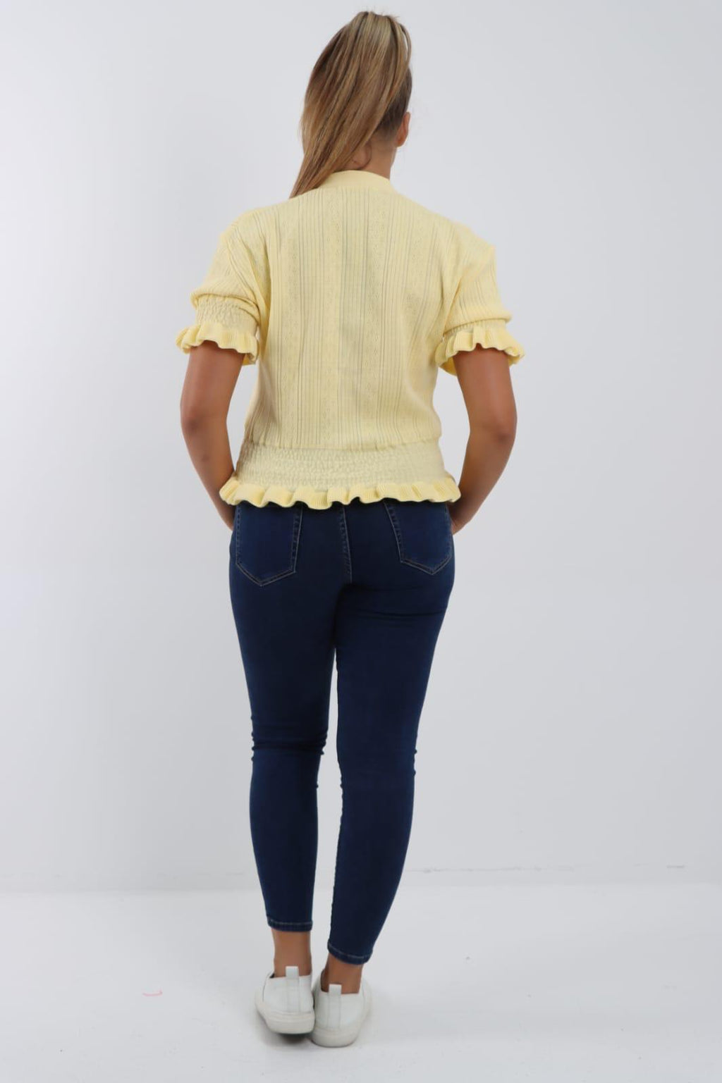 Short Sleeve Frill Cardigan 🇬🇧