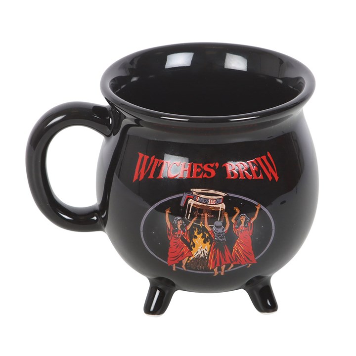 Witches' Brew Cauldron Mug by Steven Rhodes 🇬🇧