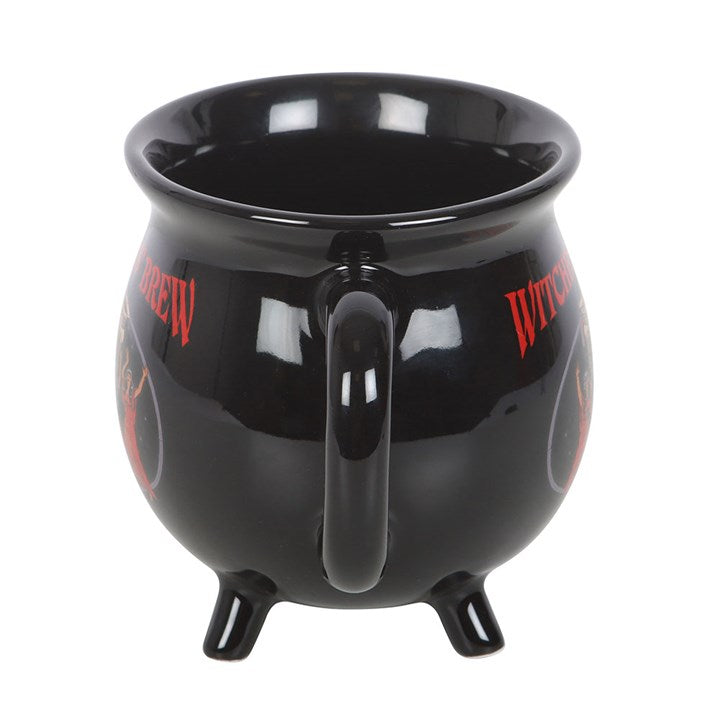 Witches' Brew Cauldron Mug by Steven Rhodes 🇬🇧