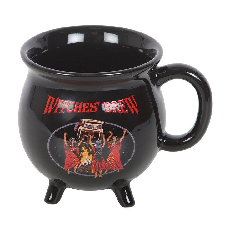 Witches' Brew Cauldron Mug by Steven Rhodes 🇬🇧