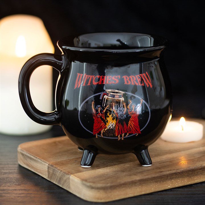 Witches' Brew Cauldron Mug by Steven Rhodes 🇬🇧