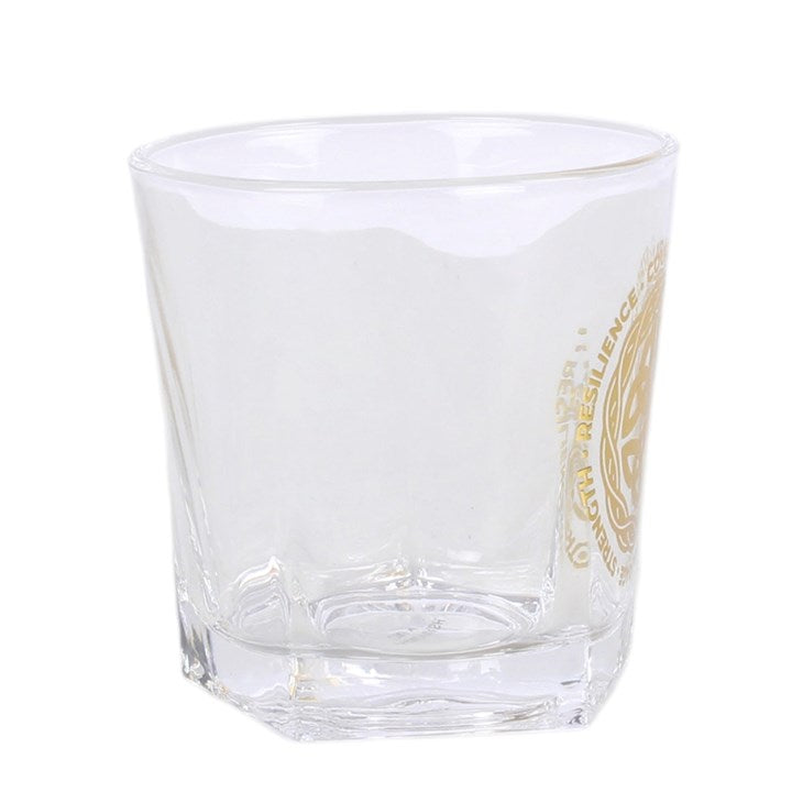 Celtic Shield Knot Lowball Glass with Coaster 🇬🇧