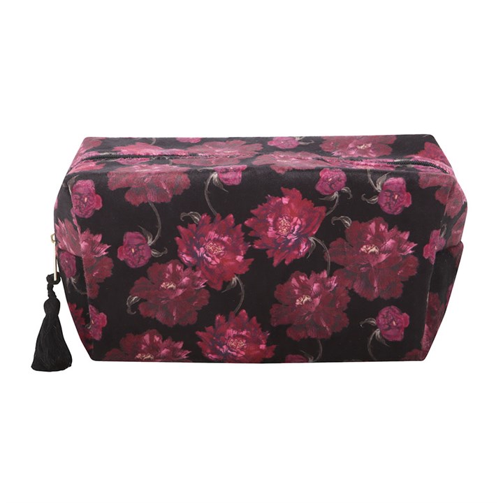 Dark Romance Floral Print Makeup Bag 🇬🇧