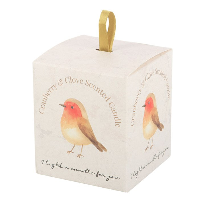 Robin Remembrance Cranberry & Clove Candle 🇬🇧