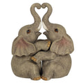 Elephant Embrace Elephant Couple Ornament 🇬🇧