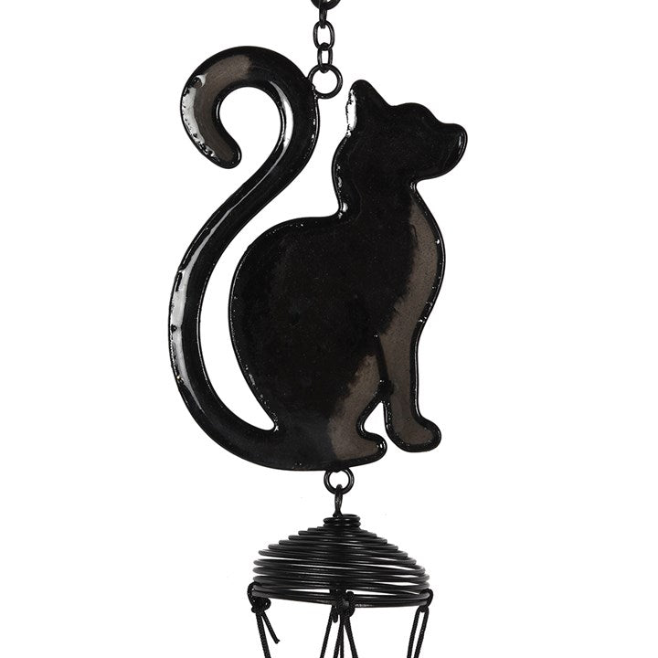 Black Cat Profile Windchime 🇬🇧