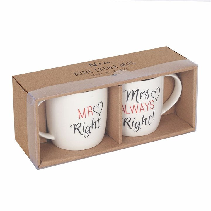 Set of 2 Mr & Mrs Mugs 🇬🇧