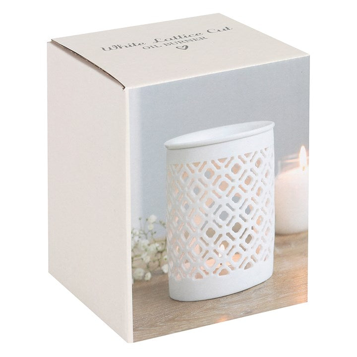 Matte Lattice Cut Oil Burner 🇬🇧
