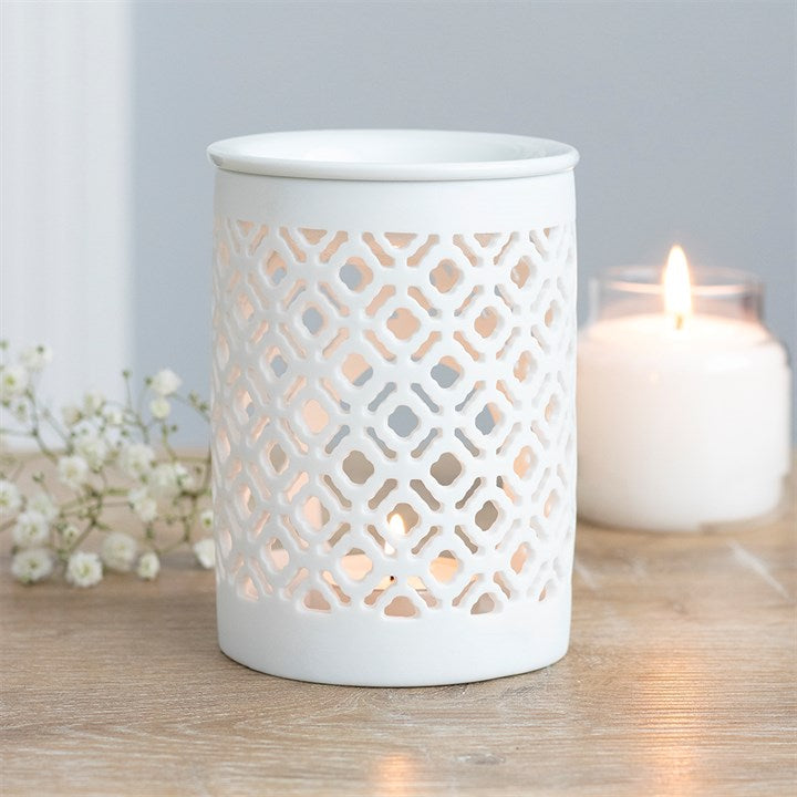 Matte Lattice Cut Oil Burner 🇬🇧