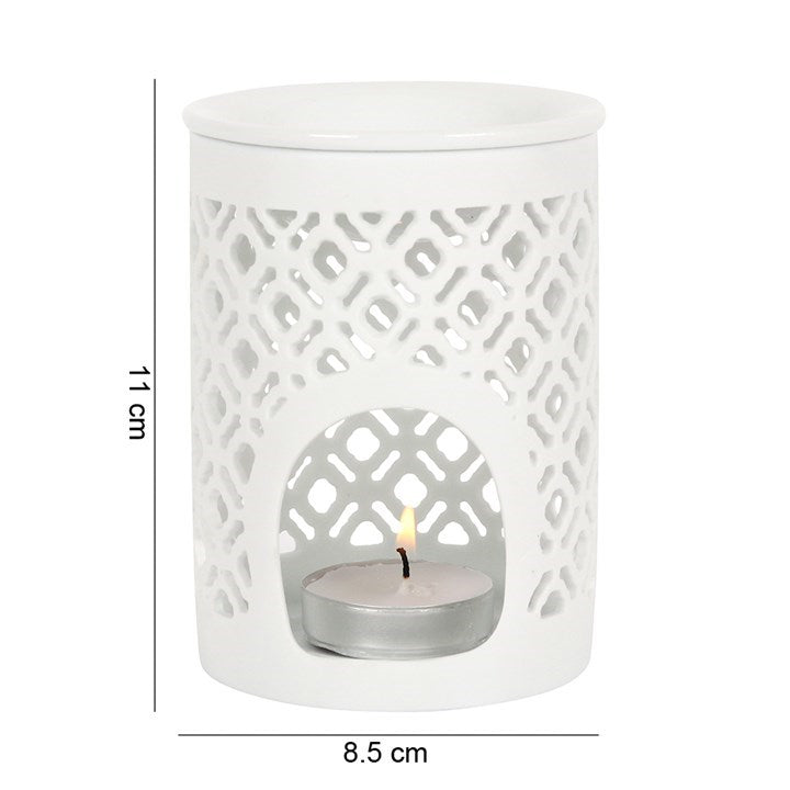 Matte Lattice Cut Oil Burner 🇬🇧