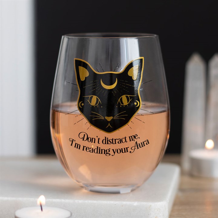 Reading Your Aura Stemless Wine Glass 🇬🇧