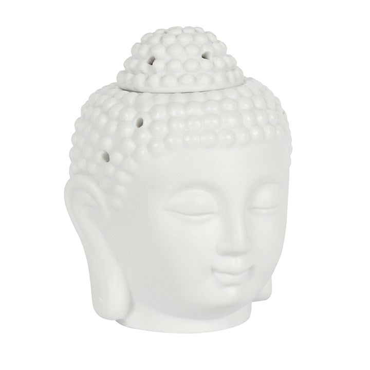 White Buddha Head Oil Burner 🇬🇧