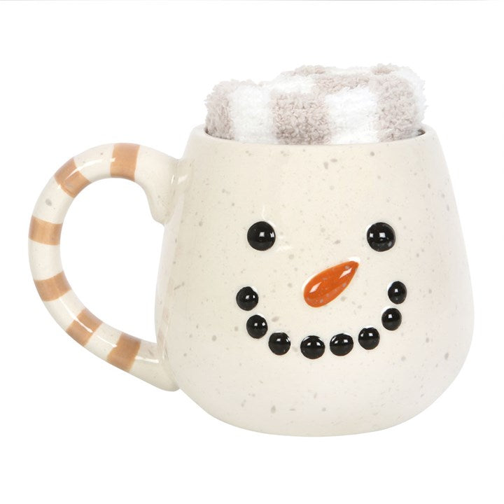 Snowman Mug and Socks Set 🇬🇧