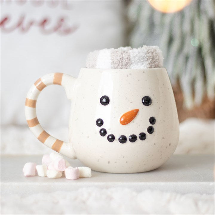 Snowman Mug and Socks Set 🇬🇧