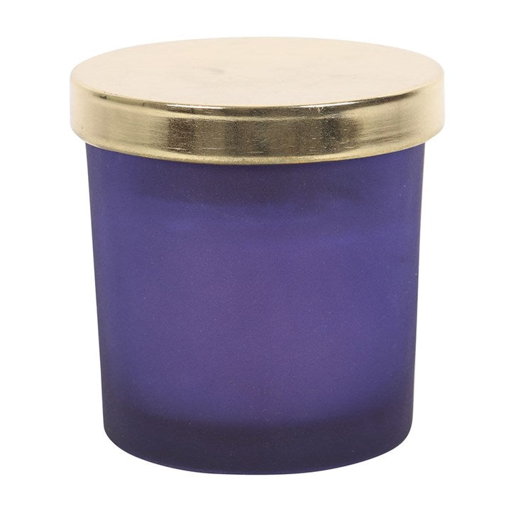 Third Eye Chakra Lavender Crystal Chip Candle 🇬🇧
