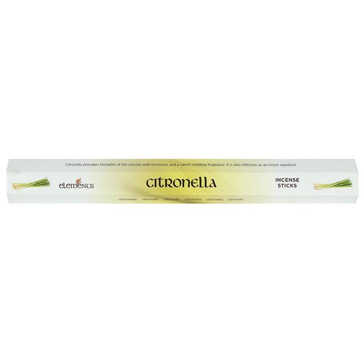 Set of 6 Packets of Elements Citronella Incense Sticks 🇬🇧