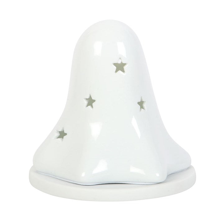 Ceramic Ghost Tealight and Incense Cone Holder 🇬🇧