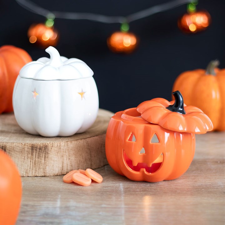 Orange Jack-O-Lantern Oil Burner 🇬🇧