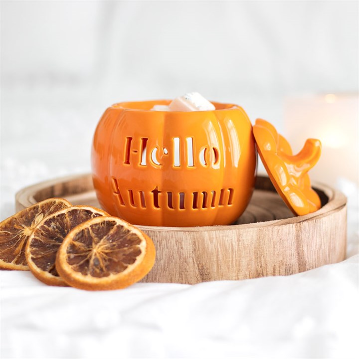 Hello Autumn Pumpkin Oil Burner 🇬🇧