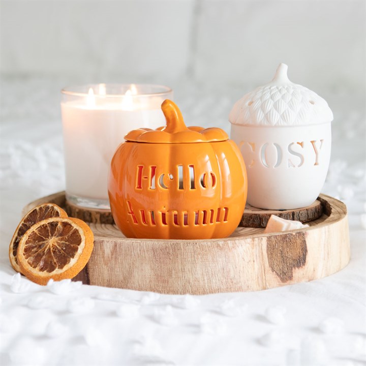 Hello Autumn Pumpkin Oil Burner 🇬🇧