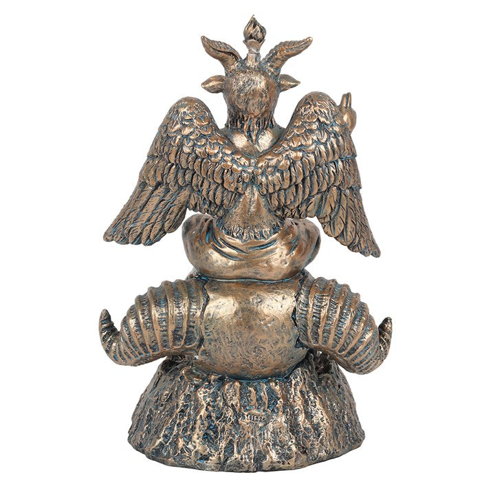 Gold Baphomet LED Backflow Incense Burner 🇬🇧