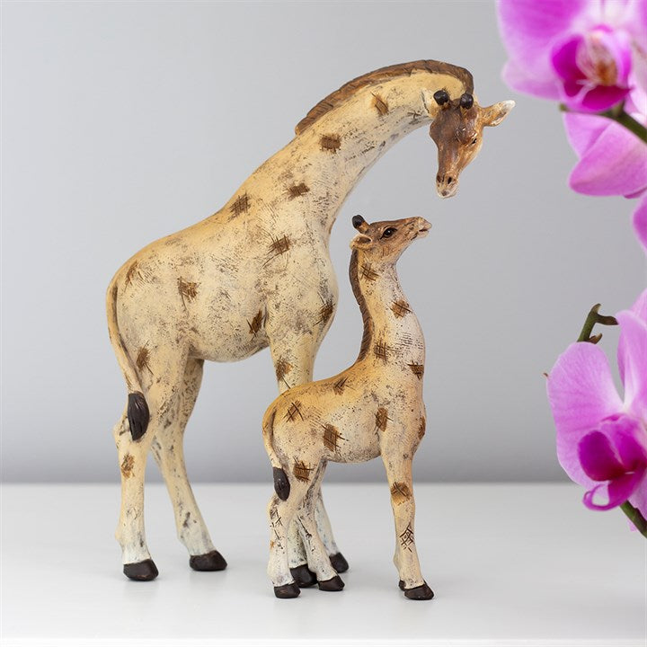 Stand Tall Giraffe Mother and Baby Ornament 🇬🇧