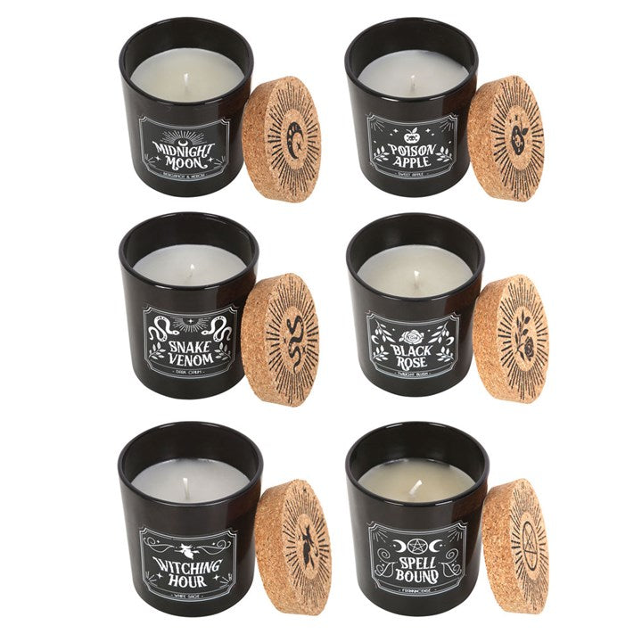 Set of 6 Midnight Ritual Candles 🇬🇧