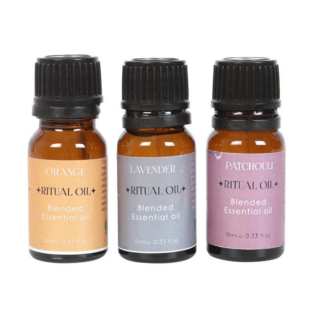 Set of 3 Stress Less Ritual Blended Essential Oils 🇬🇧