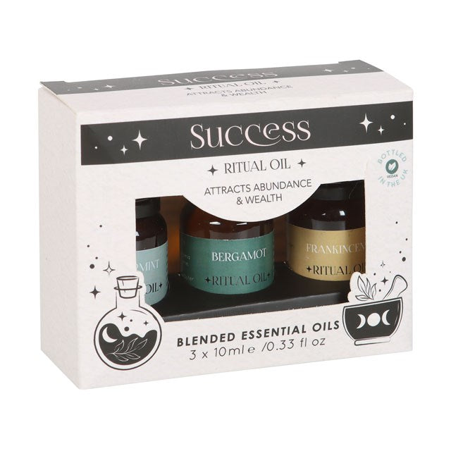Set of 3 Success Ritual Blended Essential Oils 🇬🇧