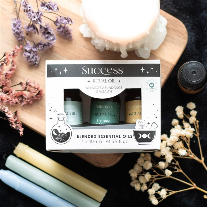 Set of 3 Success Ritual Blended Essential Oils 🇬🇧