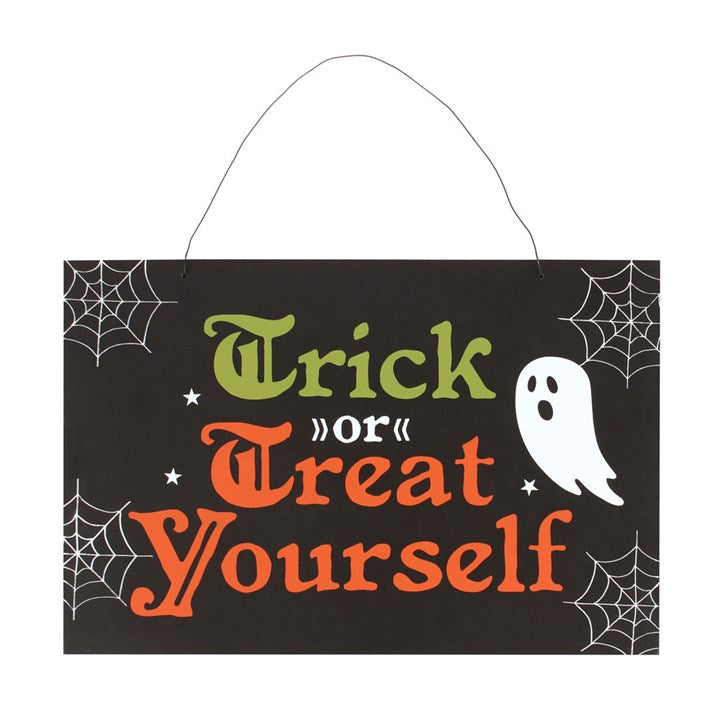Trick or Treat Yourself Hanging Sign 🇬🇧