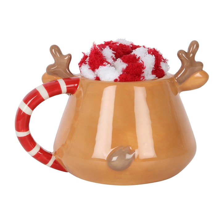 Reindeer Mug and Socks Set 🇬🇧