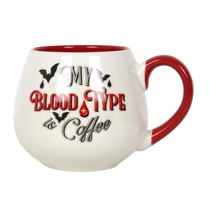 My Blood Type is Coffee Rounded Mug 🇬🇧