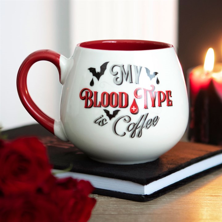 My Blood Type is Coffee Rounded Mug 🇬🇧