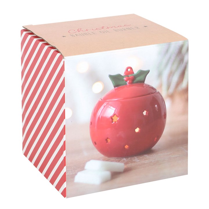 Red Bauble Oil Burner 🇬🇧