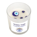 All Seeing Eye White Sage Crystal Chip Protection Candle 🇬🇧