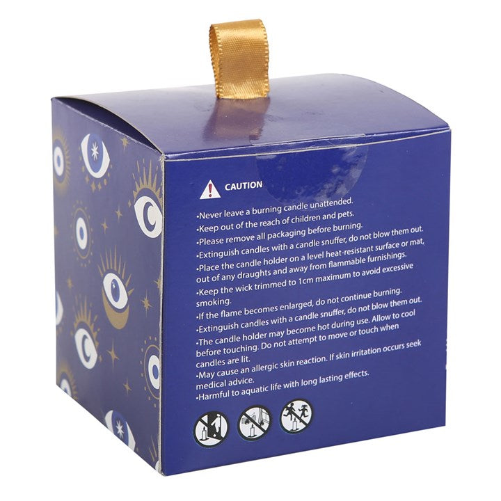 All Seeing Eye White Sage Crystal Chip Protection Candle 🇬🇧