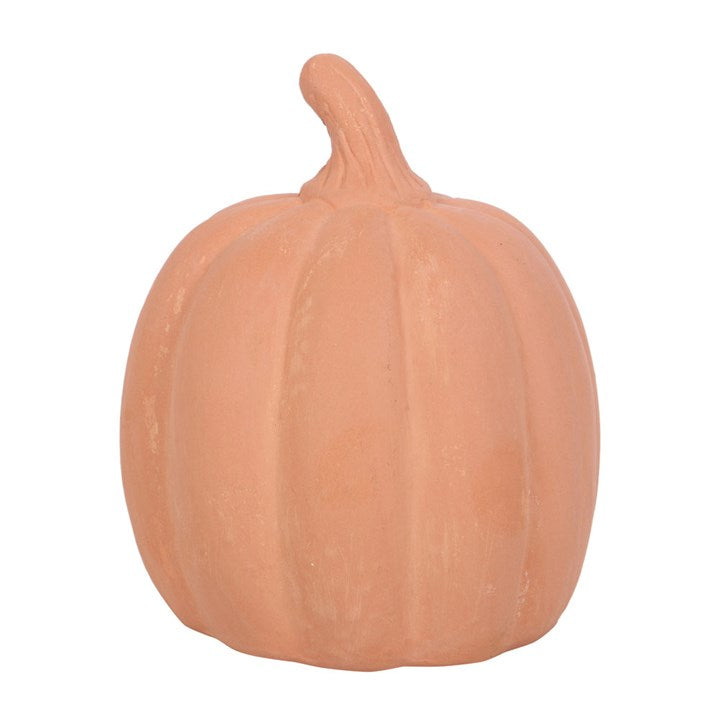 12.5cm Terracotta Pumpkin Ornament 🇬🇧