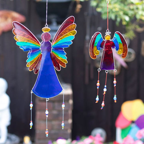38cm Rainbow Angel Suncatcher 🇬🇧
